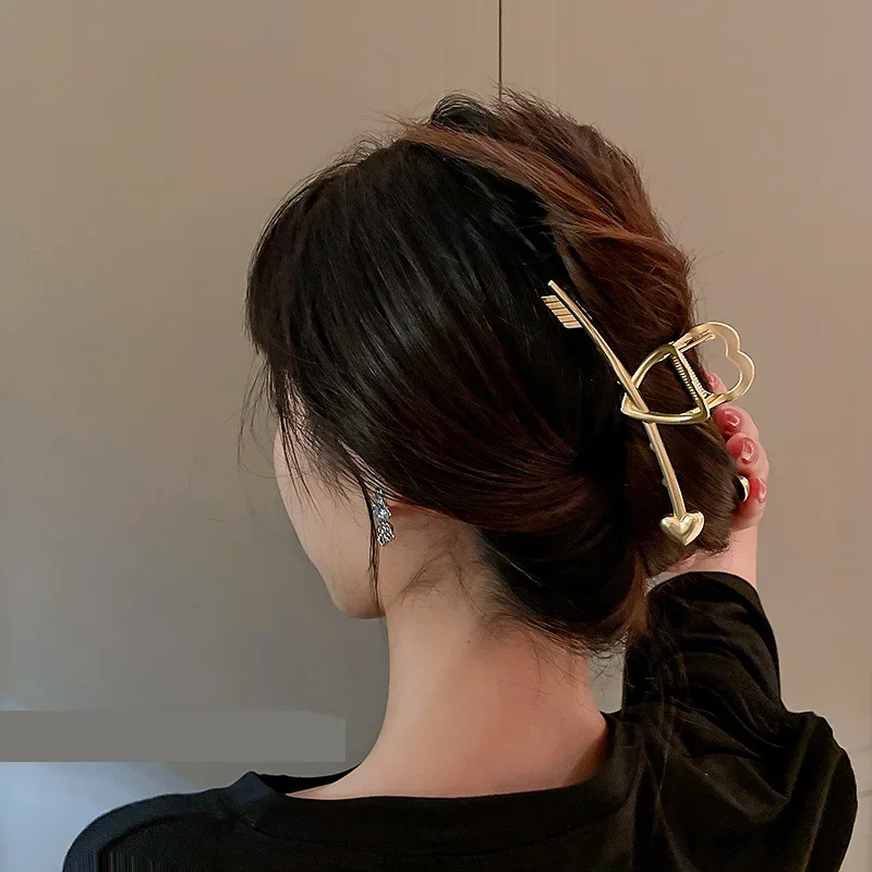 

Новинка 2021, женская элегантная металлическая шпилька для волос с геометрическим рисунком, винтажная шпилька для волос, модные аксессуары для волос