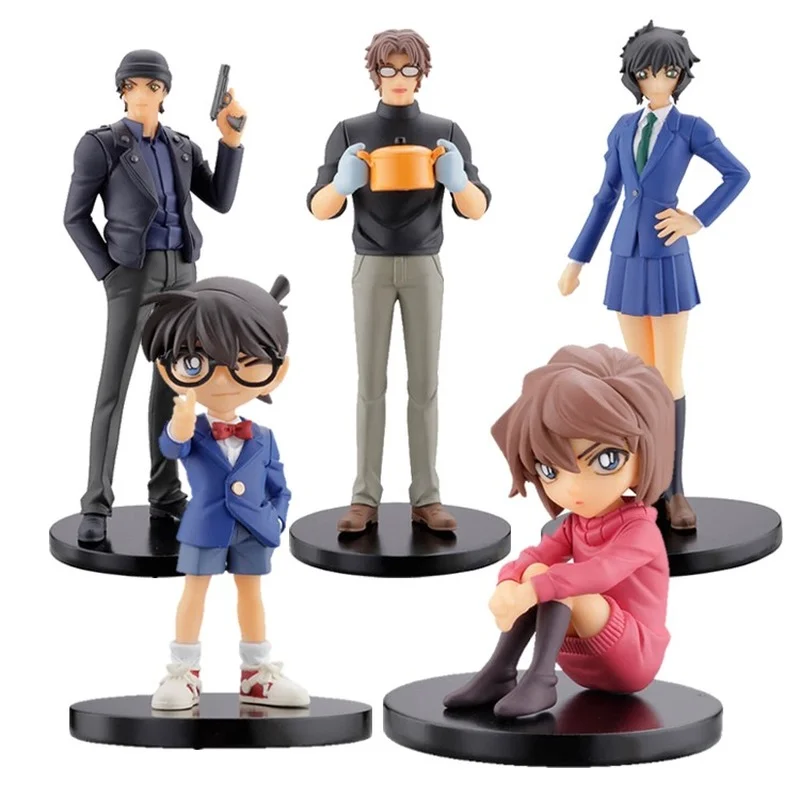 

Japan Anime Kaiyodoo Gachapon Capsule Toy Gacha 2020 Detective Conan Scarlet Bullet Figures Table Decoration Ornaments