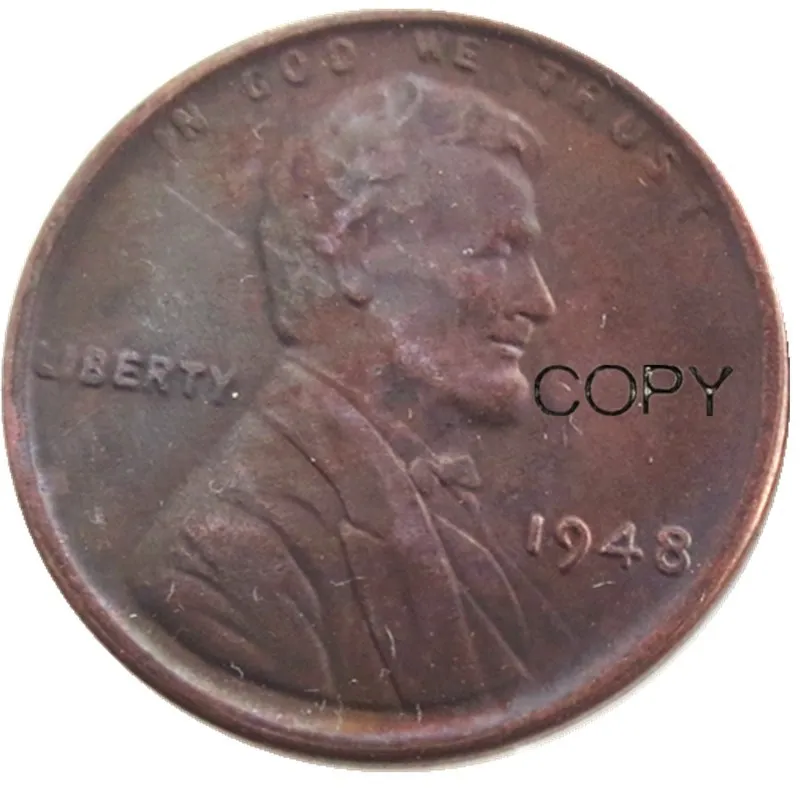 Копия монет US One Cent 1948P/D/S Копия монет US One Cent 1948P/D/S