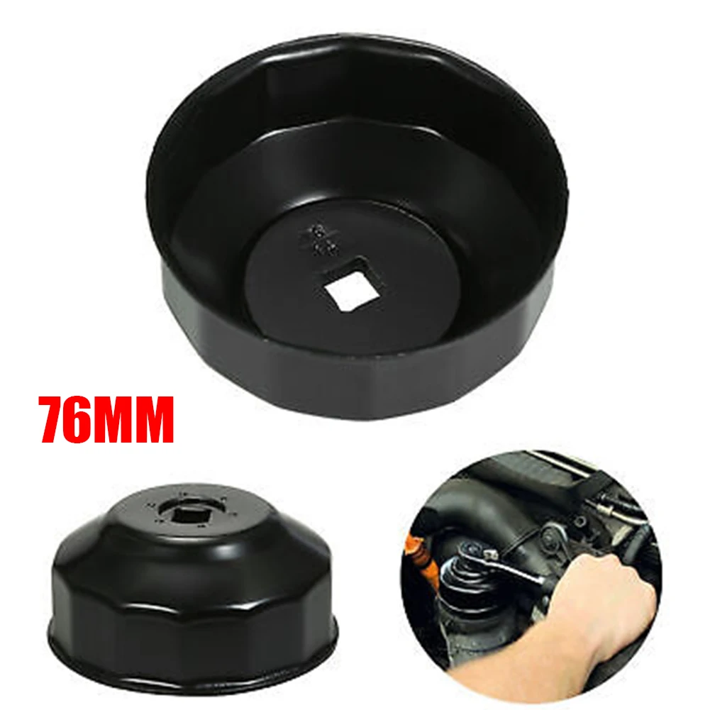 

For Oil Filter Wrench Cup 3/8\\\\\\\"Drive 76mm Anti-corrosion Anti-rust Multiple Contact Points For Mazda 2.3 Engines