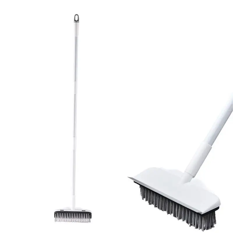 

Scrub Brush With Long Handle 2 In 1 Long Extendable Handle Scrub Brush Adjustable Extendable Floor Brush Scrubber For Bathroom