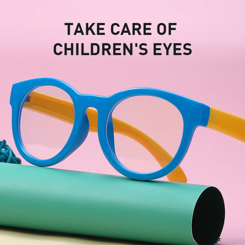

Детские солнцезащитные очки, круглые Поляризационные детские солнцезащитные очки, модные защитные очки, силиконовые гибкие очки, UV400