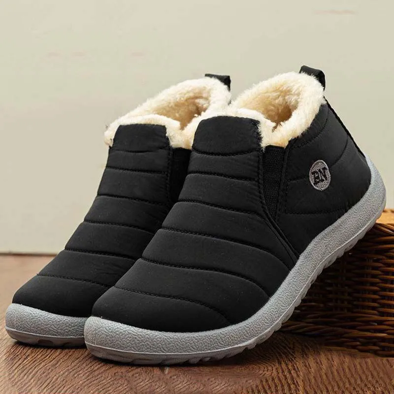

Snow Women Boots Waterproof Snow Women Shoes Casual Winter Platform Ankle Boots for Women Plush Warm Couple Shoes