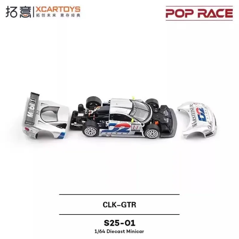 Фото Модель автомобиля из сплава 1:64 - Mercedes CLK-GTR 1997 FIA GT Racing Livery - S25-01 Коллекционный предмет для демонстрации - Игрушка для мальчиков №3