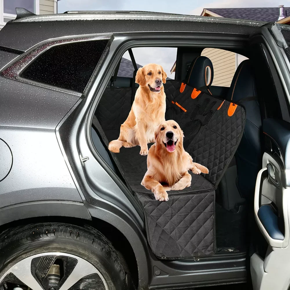 

2023NEW Foldable Dog Car Seat Cover Wear-resistant Waterproof Trunk Mat Scratchproof Thickening Oxford Cloth for Small Medium La