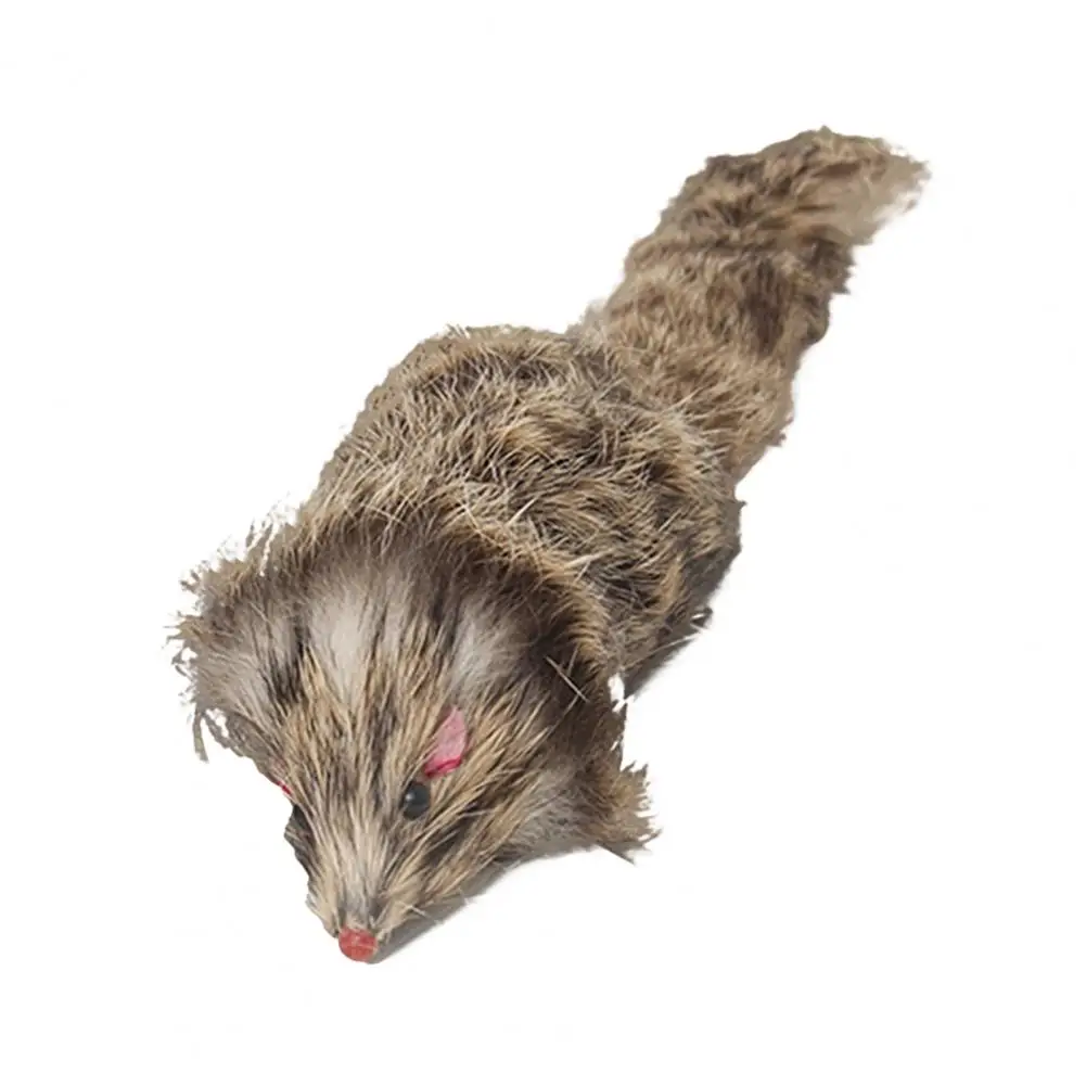 

Pet Plush Toy Unique Soft Creative Mouse Shape Pet Cat Interactive Plush Toy Pet Supplies Cat Toy Cat Plush Toy