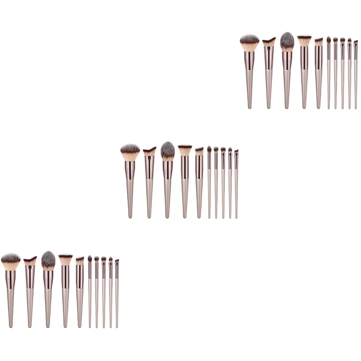 

NEW2022 Pcs Cosmetic Brushes Set Practical Foundation Brushes Eye Shadows Brushes