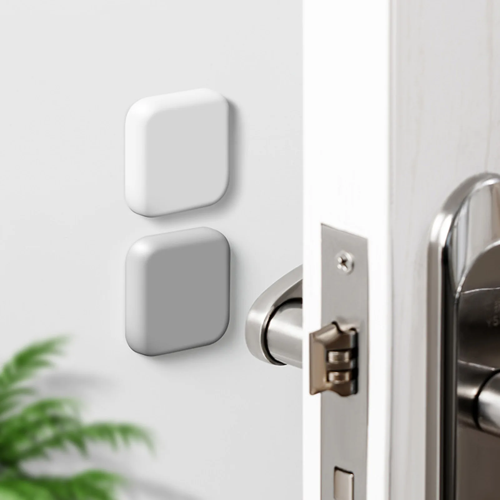 

Door Handle Protectors Shock Absorbent Door Knob Buffer Wall Protector Self Adhesive Door Stopper Wall Shield Stickers No