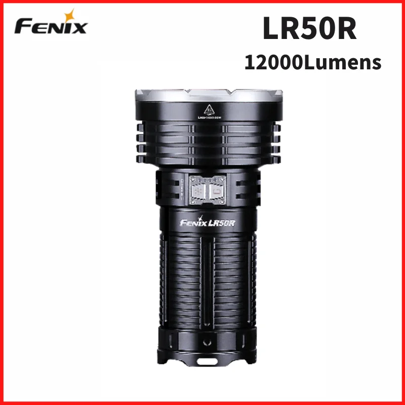 FENIX LR50R Super Bright Searching Flashlight 12000Lumens Rechargeable Ultra-compact Troch Light With Battery Pack