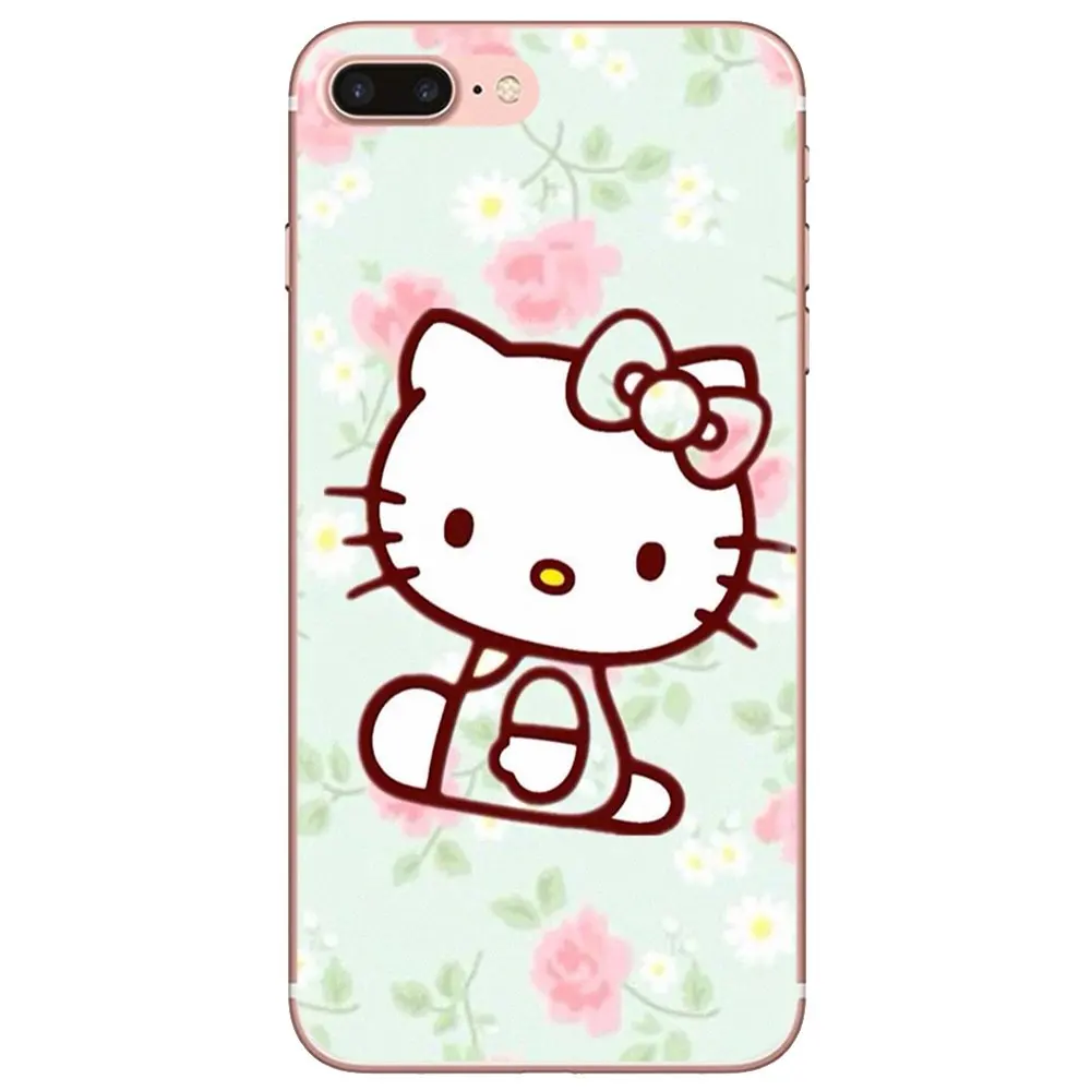 Силиконовый чехол с рисунком hello Kitty для Huawei Honor 6 6A 7 7X 7A 7C 8 8C 8X 9 9X 10 10i 20 Lite Play Pro