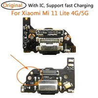 original charging dock port board for xiaomi mi 11 lite 4g 5g usb charge connector flex cable replacement spare parts