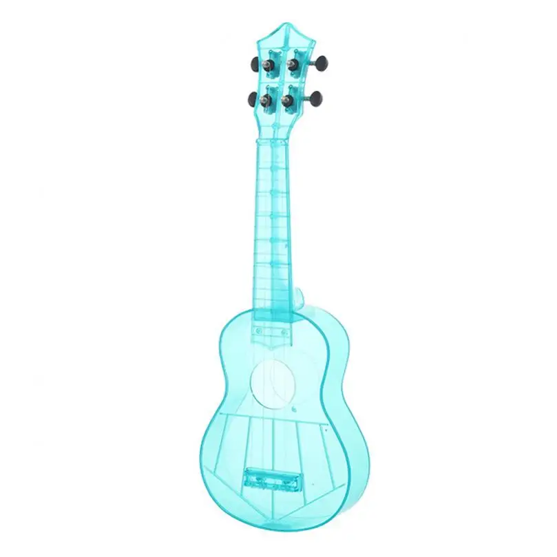 21 Inch Soprano Ukulele Transparent PC Material Integral Unibody Lightweight Candy Colored 3 Strings Guitar |
