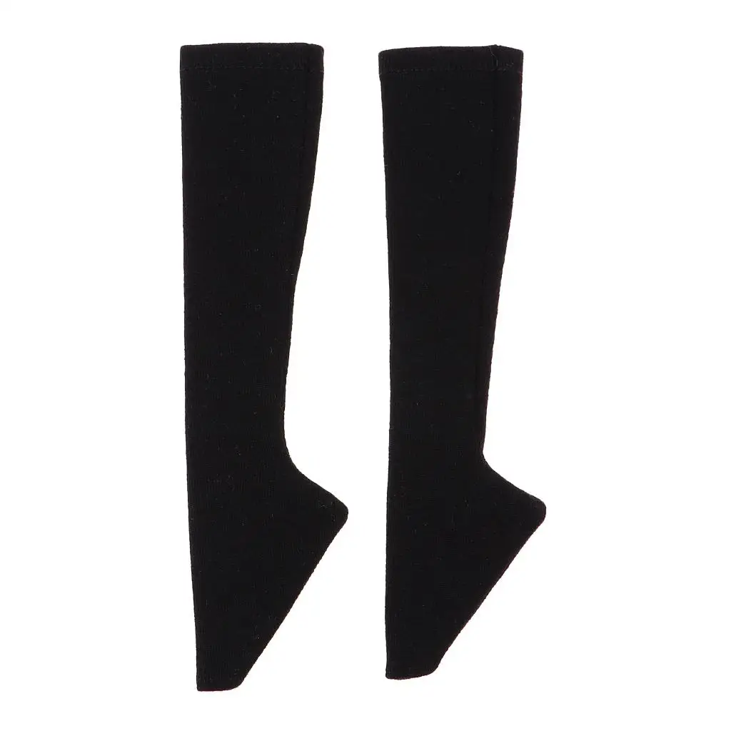 

Pair of Dolls Knee Socks Stocking Clothes For 1/4 BJD SD Dolls Clothing Dress-up Accessory Black