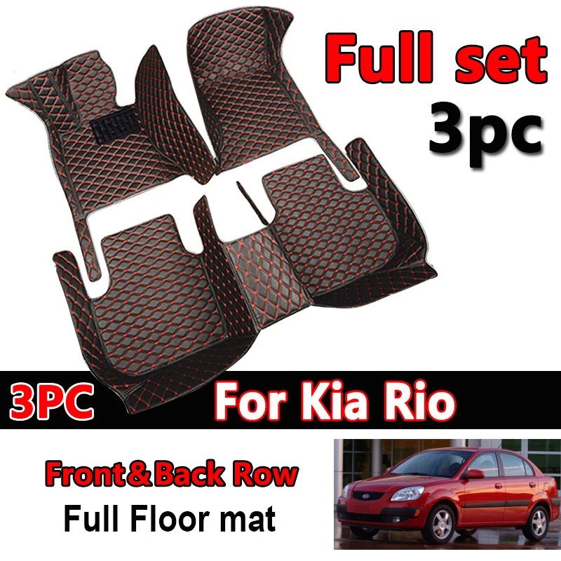 

Автомобильные коврики для Kia Rio Pride Sephia Sport JB 2005 ~ 2010, коврики против грязи, автомобильный коврик, нескользящий автомобильный коврик, аксессуар...