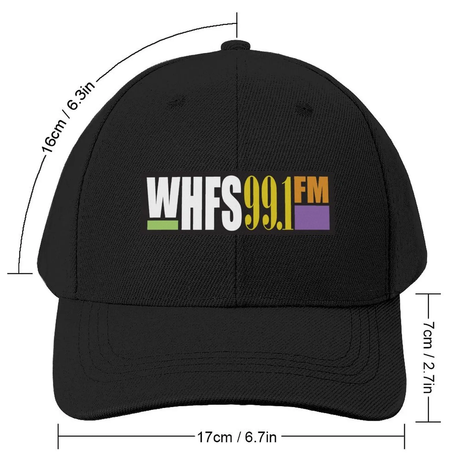 Бейсбольная кепка WHFS 99.1 спортивная на заказ женская шляпа для мальчиков