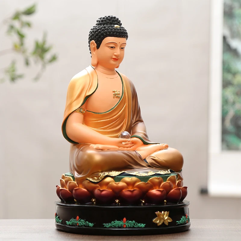 Фото GOOD LUCK Buddhism Southeast Asia HOME Shrine efficacious protection Patron saint Amitabha buddha RULAI FU God statue №3