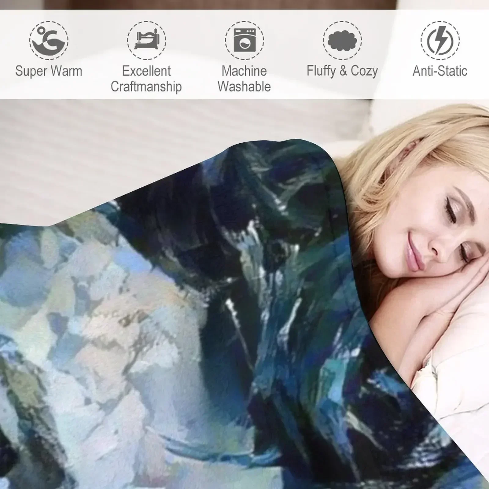 Декоративное одеяло с портретом Гранта Гостина для дивана декоративные одеяла