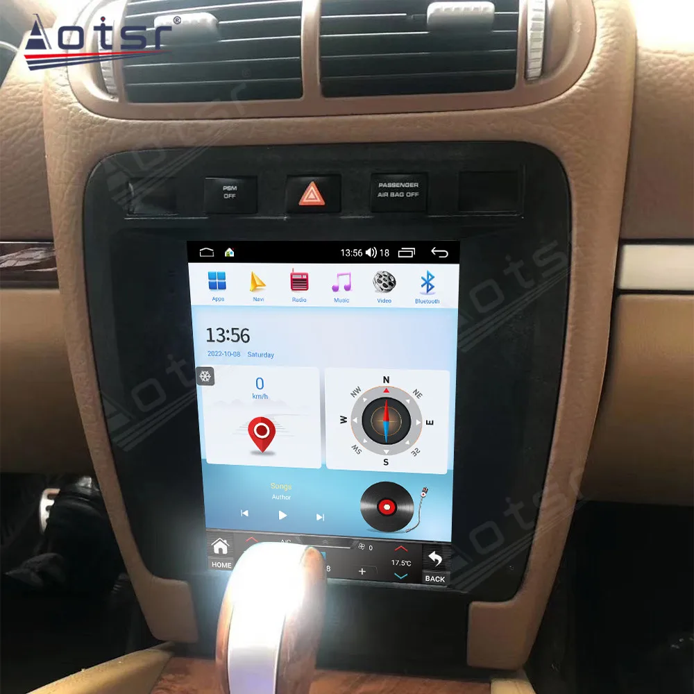 Автомагнитола для Porsche Caynne S Hybrid V6 958 92A Turbo 2010-2017 Android 2Din Авторадио стерео