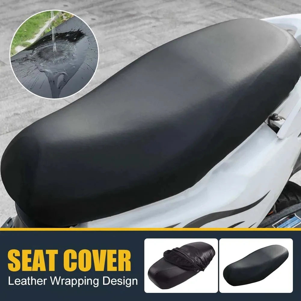 

Motorcycle Rain Seat Cover Waterproof Motorbike Scooter Cushion Seat Cover Dustproof Rainproof Sunscreen Motorcycle Accessories