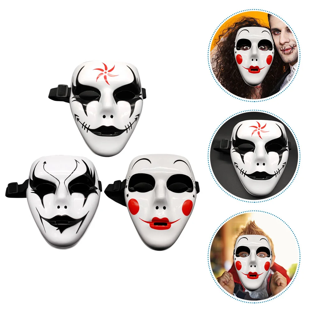 

3pcs Halloween Cosplay Masks Costume Mask for Masquerade Stage Performance