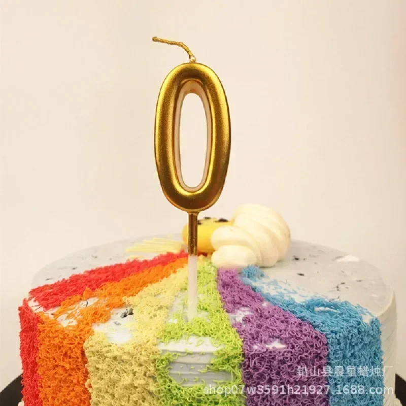 Свечи для торта с номером цвет в ассортименте