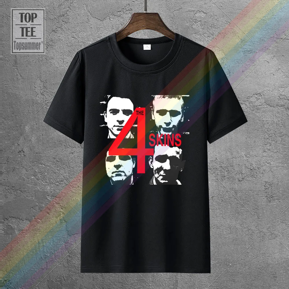 

Футболка The 4 Skins в британском стиле! Skinhead музыкальные Размеры S M L Xl 2X 3X 4X 5X