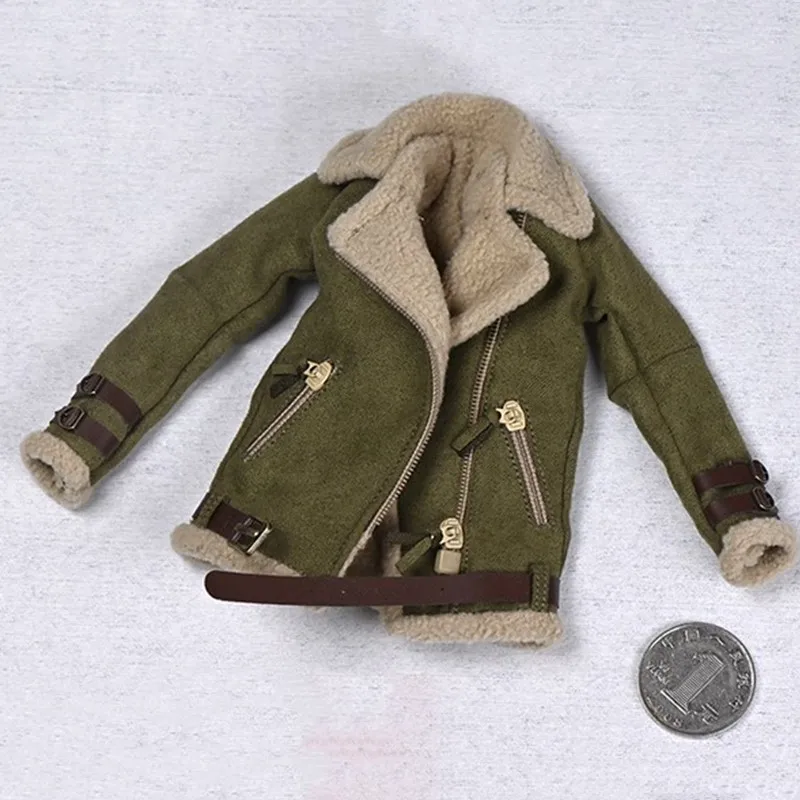 1/6 Sexy Female Figure Accessory Women Casual Sleeveless Lambskin Jacket Motorcycle Clothes Model for 12 Inches Dolls | Игрушки и хобби