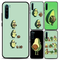 cute cartoon avocado phone case for redmi 6 6a 7 7a note 7 note 8 a pro 8t note 9 s pro 4g t soft silicone