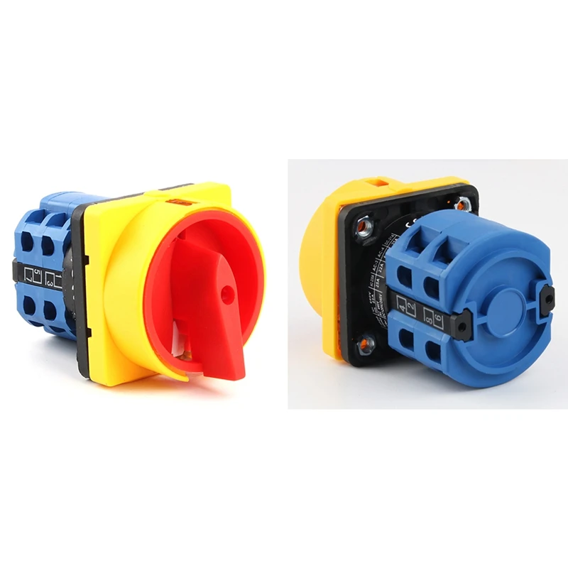 Выключаемый 4-полюсный отключаемый Φ LW26GS CA10 48x48 мм висячий поворотный кулачковый переключатель