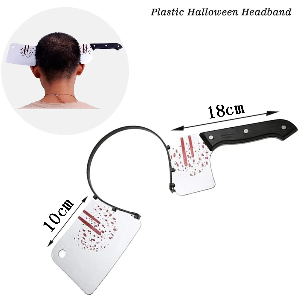 1 шт. головная повязка на Хэллоуин кровавый кухонный нож игольчатая трубка