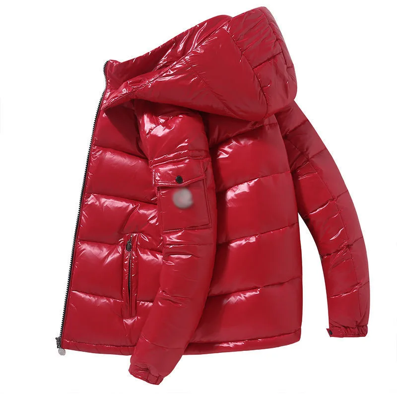 Men's Hooded Casual  Down Jacket Thick Warm Winter Men Clothing White Duck Puffer Jackets Cold Coats  Streetwear