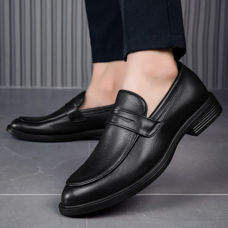 Брендовая мужская обувь из натуральной кожи Monstceler лоферы для отдыха в британском