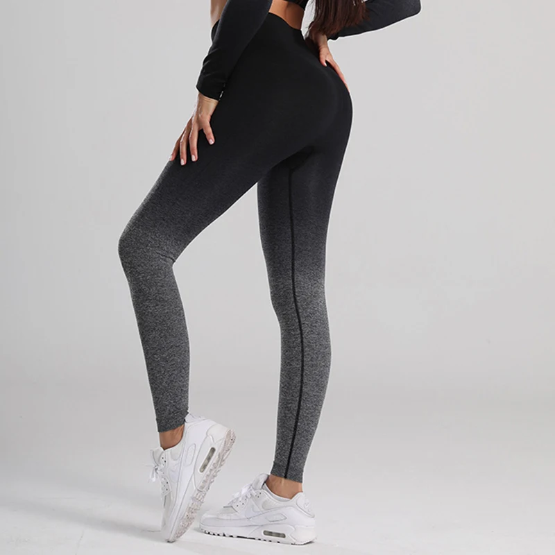 

Women Gym Yoga Seamless Pants Sports Clothes Stretchy High Waist Lifting Exercise Fitness Leggings Activewear