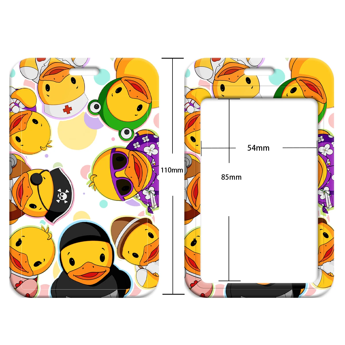 Ремешок с милой уткой для ключей шейный ремешок ремешки держатель бейджа брелок