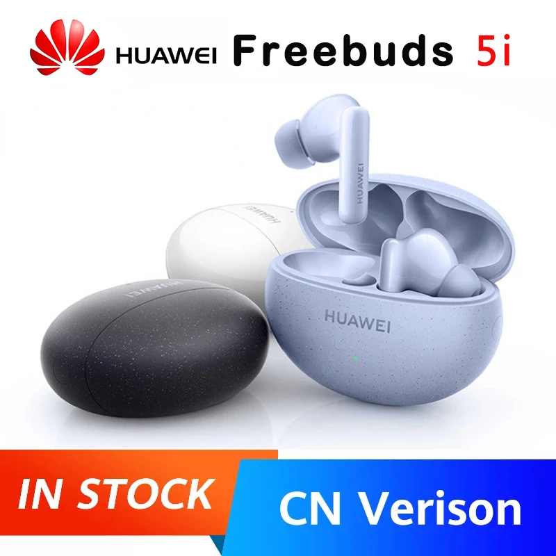 

Original HUAWEI Freebuds 5i TWS Earphones Wireless Headphones 10mm Dynamic Unit ANC 42dB Hi-Res High-Res Sound Quality
