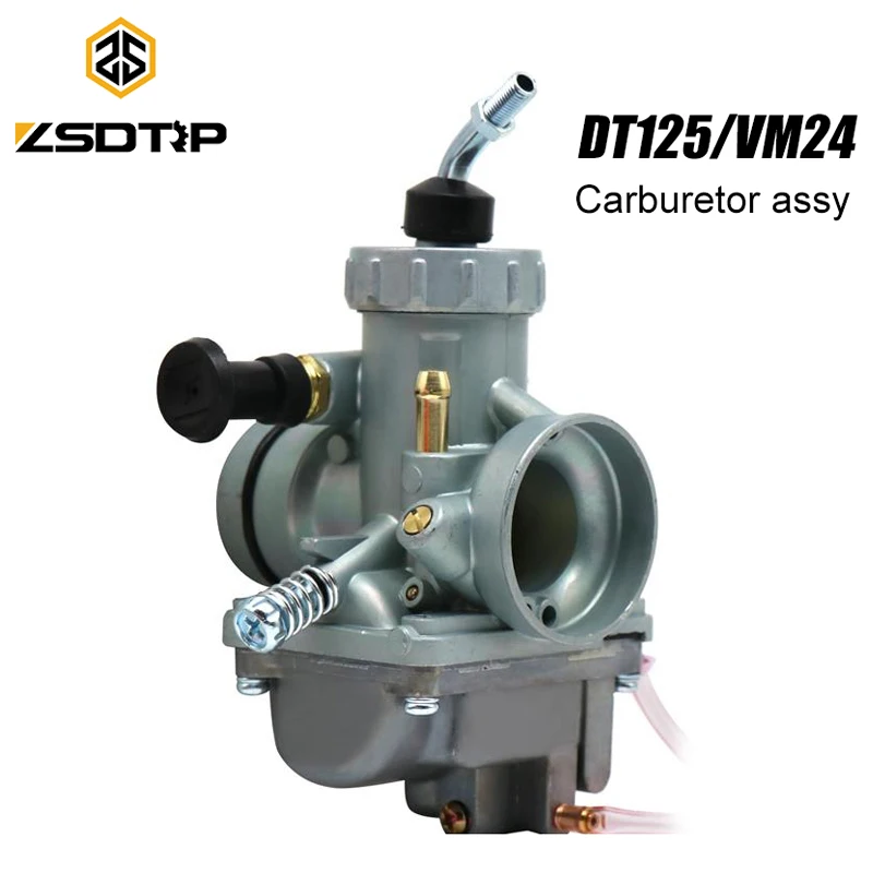 

ZSDTRP Carburetor 28mm Mikun VM24 Carburador For Motorcycle Yamaha DT125 DT 125 For Suzuki TZR125 RM65 RM80 RM85 RX125 Dirt Bike