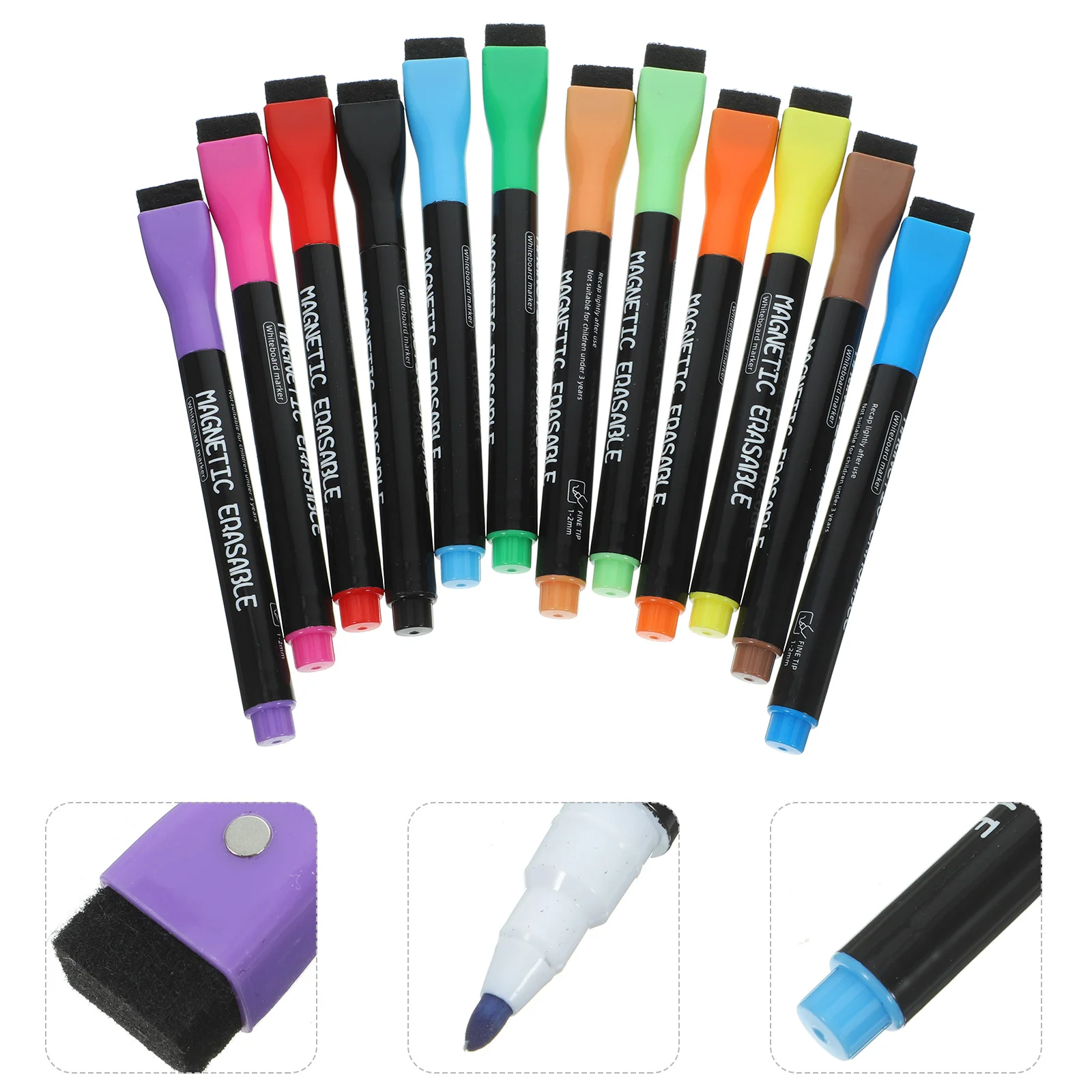 Magnetic Pens Bulk Convenient Abs Office Glass