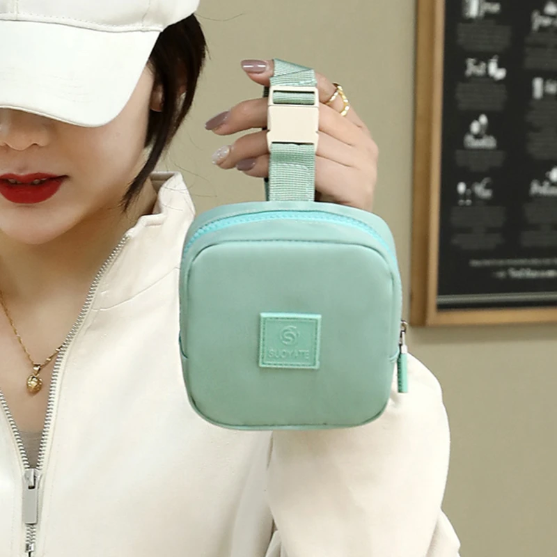 

Новинка, Модный женский кошелек карамельных цветов, вместительный однотонный винтажный короткий кошелек, Женский кошелек с держателем для карт, клатч