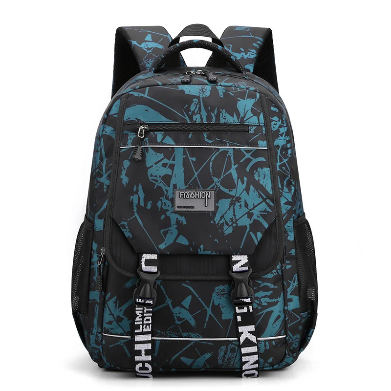 

Children Camouflage School Bags For Teens Boys 15.6 inch men Laptop Backpacks Primary Classic Schoolbag Teenagers Kids Bookbags