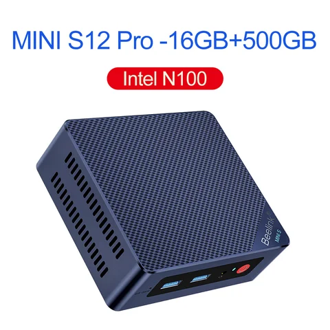 Beelink Mini S Intel 11 поколения N5095 Мини ПК N100 S12 Pro DDR4 8 ГБ 128 Гб SSD Настольный игровой компьютер N95 VS GK3V J4125