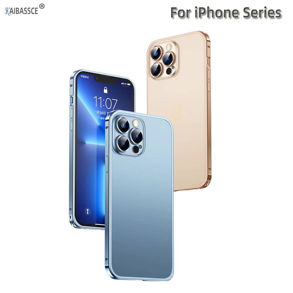 Чехол для iPhone14 13 12 Pro Max Plus из алюминиевого сплава