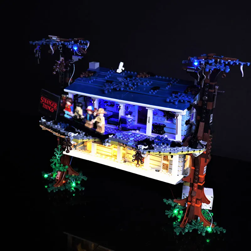 Фото Комплект светодиодных фонарей для LEGO 75810, «Очень странные дела», «Довернутые идеи», подарок «сделай сам» (не включает наборы строительных блоков, кирпичей, модельные наборы) №4