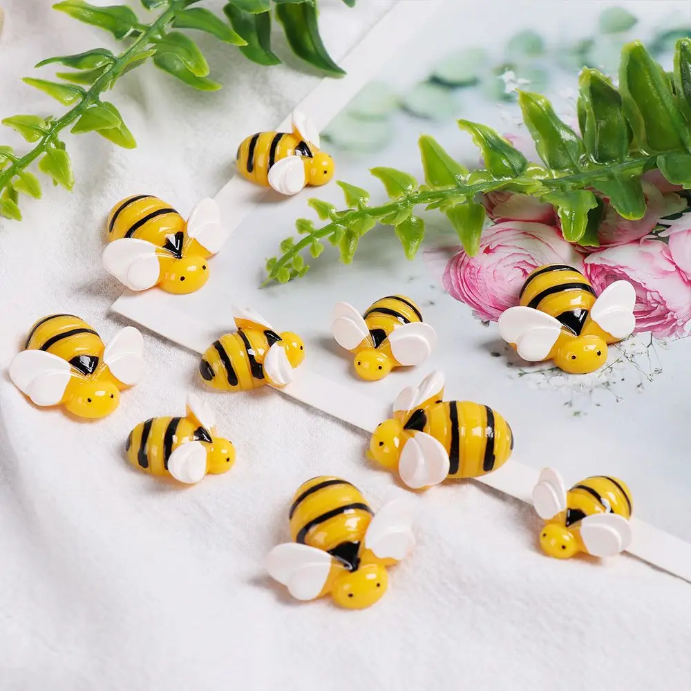 5 шт./партия подвески для волос искусственные пчелы