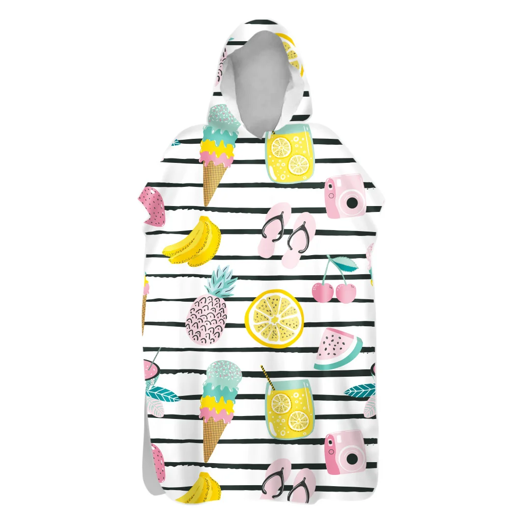 Летнее стильное быстросохнущее пляжное банное полотенце из микрофибры для