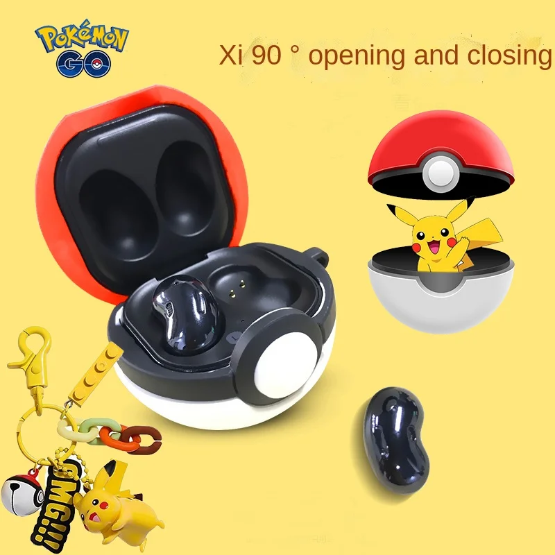 Чехол для наушников Pokemon Pikachu SAMSUNG Galaxy Buds Pro/live IPhone AirPods1/2/Pro3 Pokeball, Беспроводная Bluetooth-гарнитура с защитой