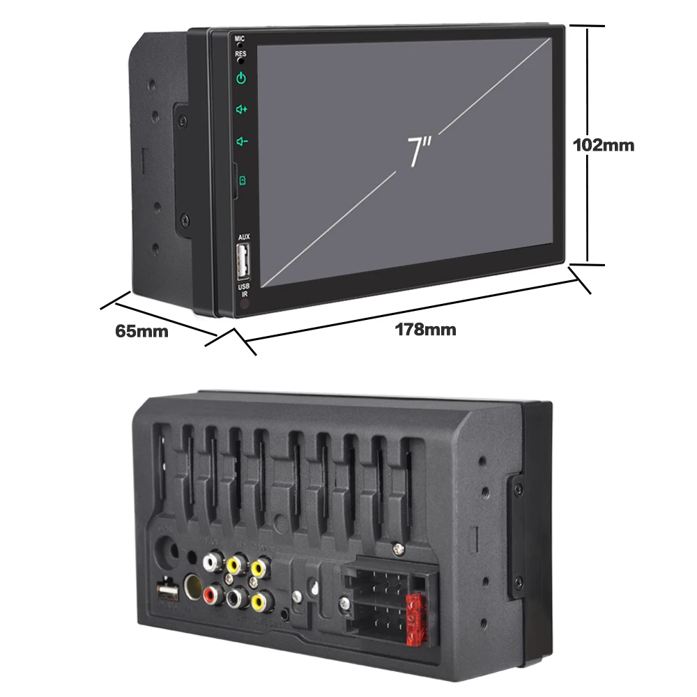 Автомагнитола Carplay мультимедийный видеоплеер на Android с 7 &quotсенсорным экраном AUX BT