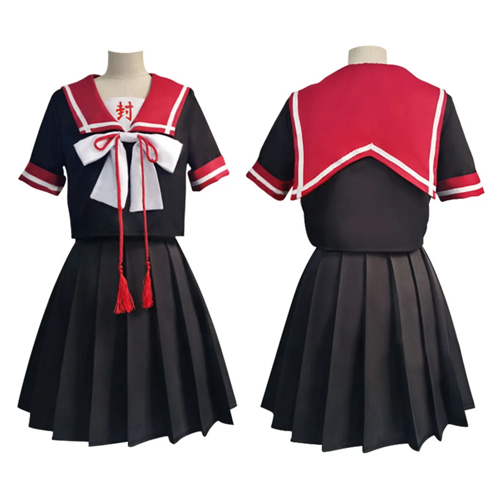 

Jibaku Shounen Hanako Kun Yugi Tsukasa Cosplay Costume JK Uniform Skirt Outfits Halloween Carnival Suit