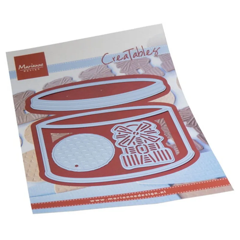 

New 2023 Beautiful Biscuit Box Metal Cutting Dies For DIY Scrapbooking and Card Making Embossing Craft Decorative No Stamps