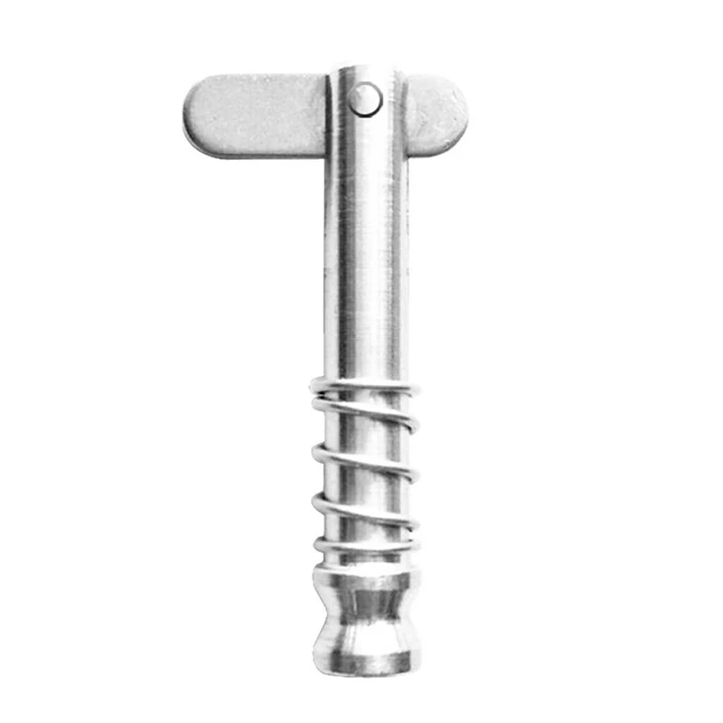 

Boat Top Quick Release Pin 1/4 inch 6mm with Drop Cam & Spring Marine Grade 316 Stainless Steel Boat Deck Hinge Pins
