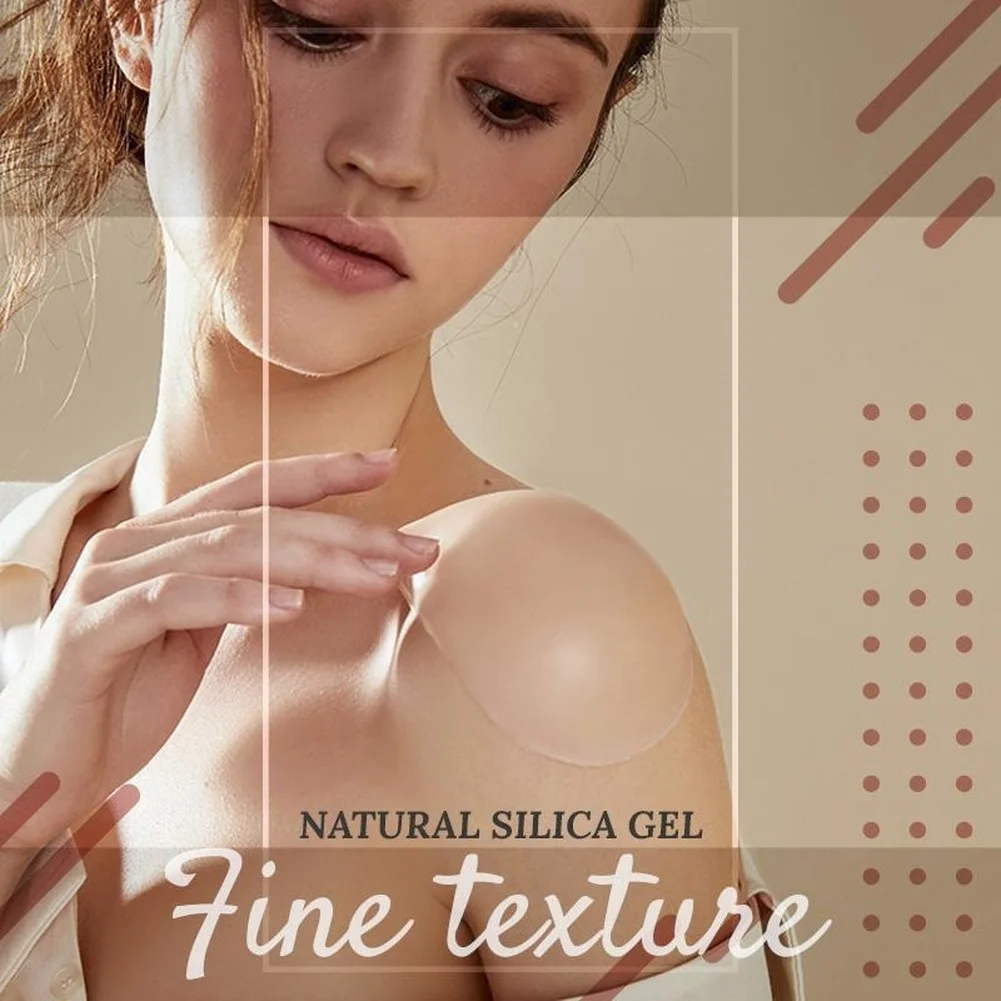 

2pcs Soft Anti-Slip Shoulder Pads Silicone Shoulder Shoulder Enhancer Clothing Dress Sewing Accessories Anti Slip